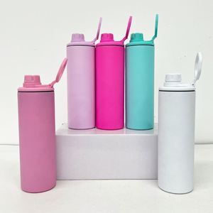 Vaso Térmico de Viaje con Aislamiento al Vacío de 20 oz, Botella de Agua a Prueba de Fugas para Sublimación, Disponible en Blanco para Sublimación por Transferencia Térmica, Envío desde Almacén en EE. UU. - Product Image 2