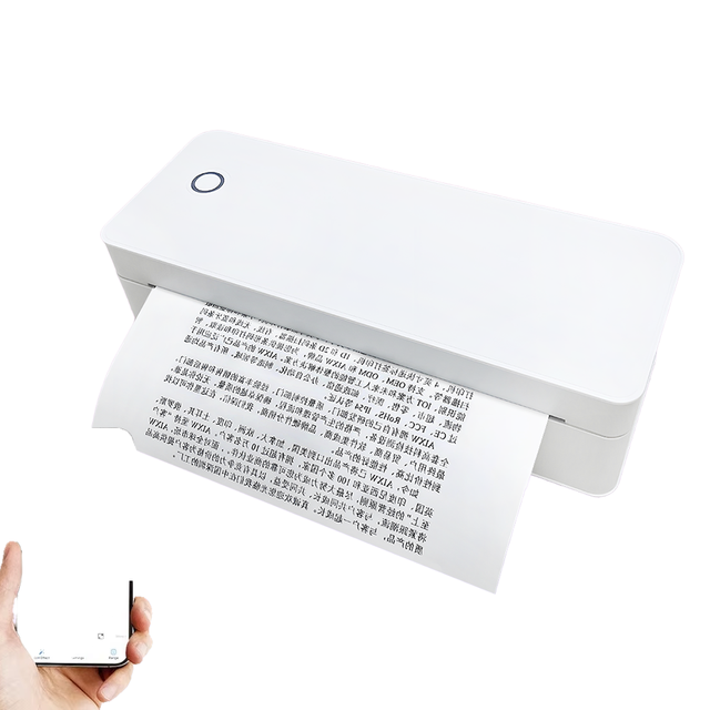 Portable Wireless A4 Thermal Receipt Printer with for for POS and Document Printing Thermal Paper Compatible