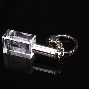 Danh dự của tinh thể tùy chỉnh rõ ràng chian lưu niệm/quà tặng doanh nghiệp trong thời trang K9 <span class=keywords><strong>Minion</strong></span> khắc pha lê móc chìa khóa - Product Image 6