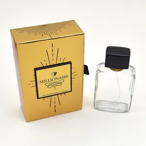 Gratis desain cetak kustom atas dan bawah kotak kotak kemasan botol parfum kotak parfum Unik Mewah