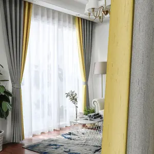 Tasarımlar çin valances oturma odası için hazır lüks pencere perdeleri