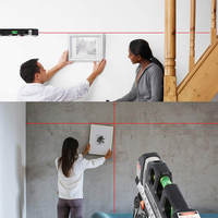 Niveau laser 250 mm avec rubans de mesure multifonctions