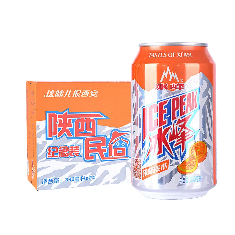 Ice Peak-bebidas de Soda naranja