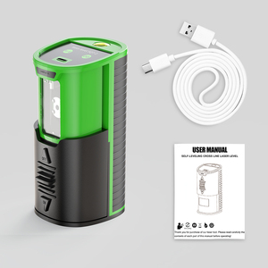 Portable <strong>Mini</strong> 2-Line Rotary <strong>Laser</strong> Level <strong>Green</strong> <strong>Laser</strong> for DIY Vertical &amp; Horizontal Nivel - Product Image 5