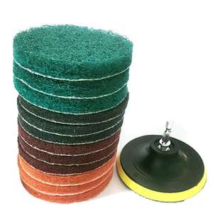 Disque de polissage floqué Sky Eagle 125 mm, non abrasif, pour meuleuse d'angle, avec support en tissu polaire - Product Image 2