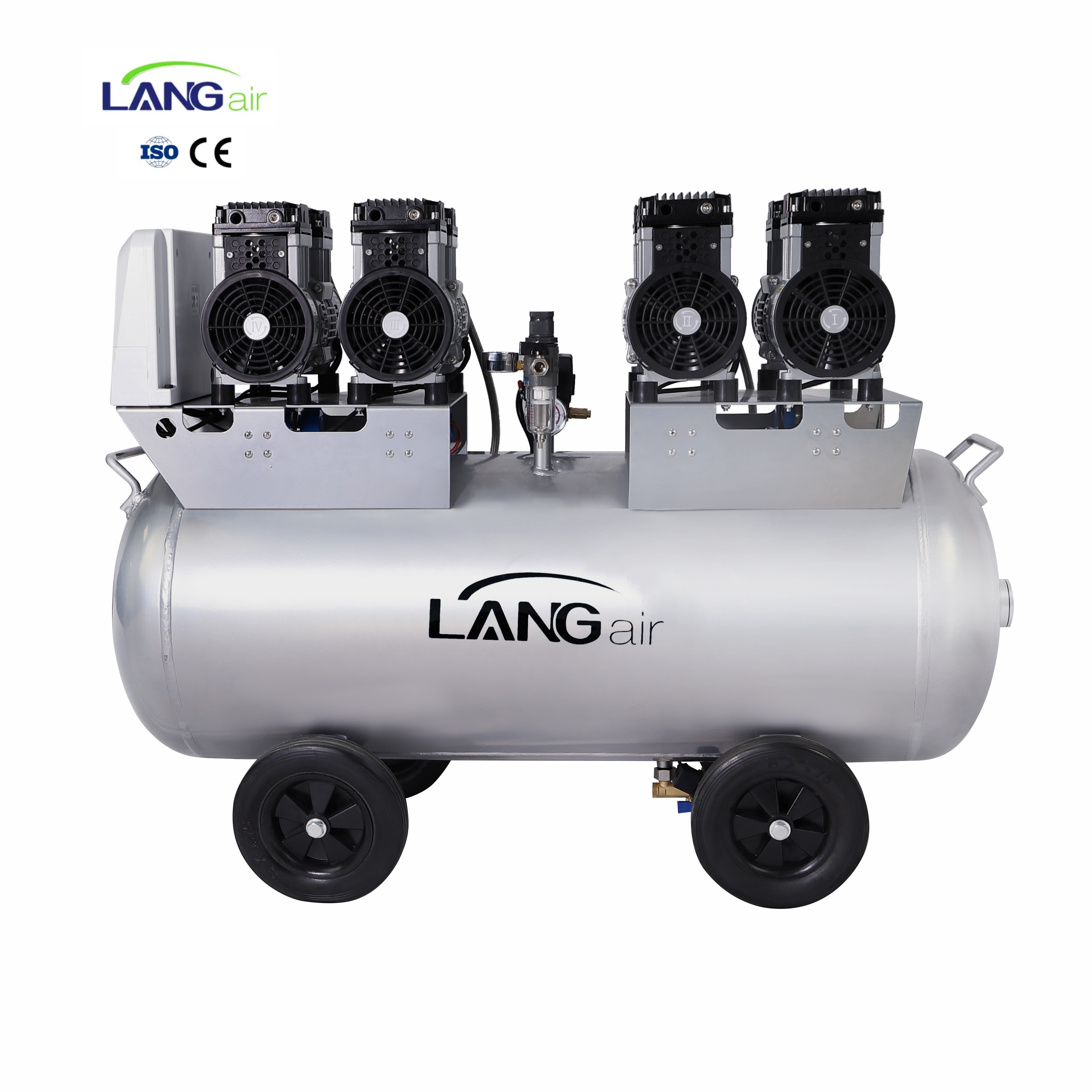 ORANGLES Low Noise Oil Free High Pressure Piston Air Compressor for Blow Moulding Bahrain - high resolution display - exposing craftsmanship - Image 2 of 6 | built for everyone | Low Noise Oil Free High Pressure Piston Air Compressor for Blow Moulding Bahrain for sale Georgia | Free Shipping ORANGLES