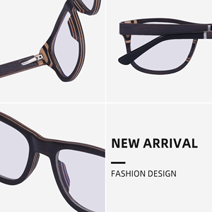 Lunettes de soleil en bambou artisanales 2023, monture carrée en bois, polarisées, unisexes, style années 80 - Product Image 4