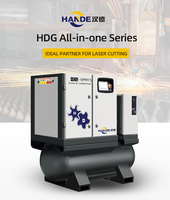 Compresseur d'air à vis stationnaire à vitesse variable, lubrifié, 4-en-1 avec moteur et pompe/moteur refroidi par air, 1,6 MPa, 220 V/380 V, 30 CV/22 kW