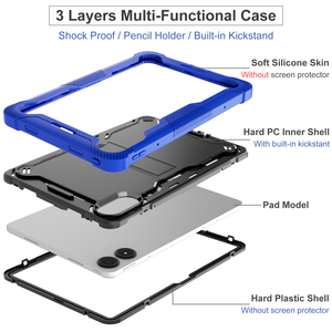 Coque de protection antichoc pour tablette Redmi Pad Pro 12.1", double couche, avec support intégré - Product Image 4