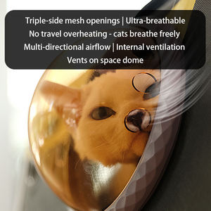 กระเป๋าเดินทางสำหรับสัตว์เลี้ยงแบบโปร่งใส ดีไซน์หรูหรา ระบายอากาศได้ดี เหมาะสำหรับนักบินอวกาศ ใช้ได้กับสุนัขและแมว - Product Image 4