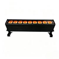 Barre LED murale étanche IP65 MOKE, 9 x 18W RGBWAUV, alimentation par batterie 11000mAh, WiFi, éclairage de scène maître/esclave