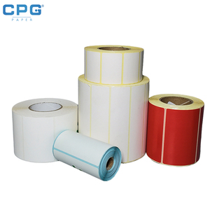 Barcode <b>Label</b> Thermal <b>Label</b> Roll Warehouse <b>Label</b> Sticker Self Adhesive Blank Logistics Distribution Center Packaging OEM Supply - Product Image 1