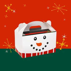 OEM Eco Friendly Brown Kraft Paper Folding <b>Boxes</b> <b>Christmas</b> Treat Gable Packaging Wholesale Vietnam Manufacturer Direct Supply - Product Image 1