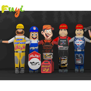 Model es krim tarian udara kustom raksasa untuk promosi dekorasi toko logo Led kustom tangan melambai diskon besar - Product Image 5