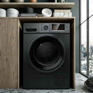 <span class=keywords><strong>Lave</strong></span>-<span class=keywords><strong>linge</strong></span> sécheuse électrique domestique grande capacité 3-en-1 entièrement automatique avec cuve en acier inoxydable, efficacité énergétique de classe 1, 10 kg, plastique - Product Image 1