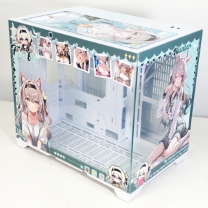 OME NPC honkai Sao đường sắt dọc ATX/Micro-ATX chơi game máy tính trường hợp cửa sổ kính cường lực hợp kim nhôm trường hợp máy tính tháp - Product Image 4