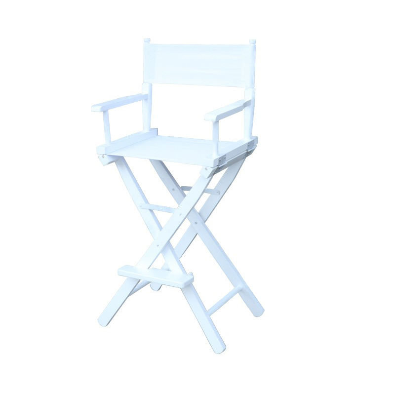 White chair with white cloth