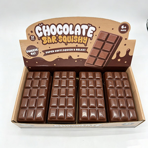 Juguete Blandito de Chocolate Realista Grande, Juguete de Compresión de Rebote Lento, Juguete Creativo para Aliviar el Estrés y la Descompresión - Product Image 3