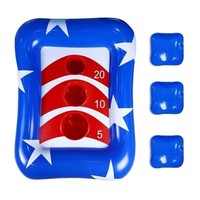 Nouvelle chaise longue gonflable en PVC et bar flottant, lit d'eau gonflable - Jouet de piscine pour enfants