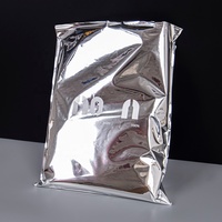 Sac d'expédition pour vêtements en plastique EVA transparent givré, écologique, recyclable, avec fermeture éclair, couleur personnalisée, chaussettes