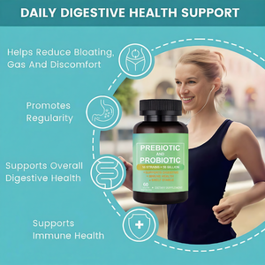 Suplemento de Probióticos y Prebióticos OEM, 50 Mil Millones de UFC, Salud Inmunológica y Digestiva <span class=keywords><strong>para</strong></span> Mujeres, Cápsulas Vegetales de Liberación Retardada, 60 Unidades - Product Image 3