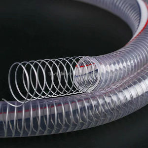 Tuyau spiralé flexible en <span class=keywords><strong>PVC</strong></span> <span class=keywords><strong>renforcé</strong></span> de fil d'acier à haute résistance - Product Image 3