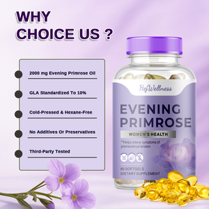 Capsules d'huile d'<span class=keywords><strong>onagre</strong></span> halal, gélules d'huile d'<span class=keywords><strong>onagre</strong></span> pour l'équilibre hormonal et le bien-être des femmes - Product Image 3