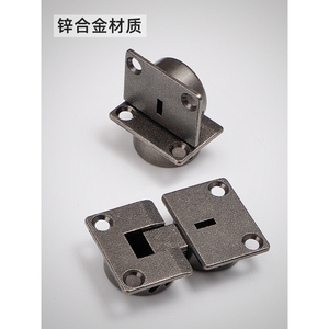 Bisagras ocultas dobles cuadradas planas para puertas pequeñas, herrajes minimalistas para gabinetes - Product Image 2