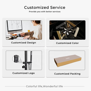 Conjunto de Grifería de <span class=keywords><strong>Ducha</strong></span> Moderna de PVC, Agua Fría y Caliente, <span class=keywords><strong>Ducha</strong></span> <span class=keywords><strong>Solar</strong></span> para Exteriores - Product Image 6