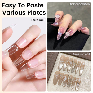 UR SUGAR 10ml Dissolvant de <span class=keywords><strong>colle</strong></span> pour <span class=keywords><strong>faux</strong></span> <span class=keywords><strong>ongles</strong></span> à presser, non toxique, séchage rapide, longue durée, <span class=keywords><strong>colle</strong></span> <span class=keywords><strong>forte</strong></span> pour <span class=keywords><strong>faux</strong></span> <span class=keywords><strong>ongles</strong></span> Gel X avec logo personnalisé - Product Image 5