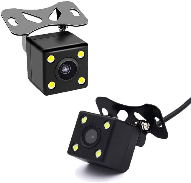 Car Rear View 8led Camera Waterproof Car Parking Assistance Reversing Back Cmos Image Sensor Rearview Camera