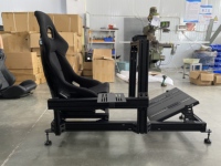 Cockpit de simulation de course en aluminium sur mesure avec siège baquet, simulateur de conduite automobile 4080 pour jeu de course F