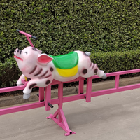 Équipement de parc d'attractions pour fermes et parcs de loisirs : Jeux de course à propulsion humaine, Course amusante tortue et lapin sur piste