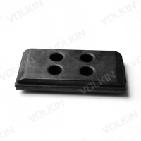 Plaquettes de chenilles en caoutchouc pour finisseur routier Vogele 1800/1900/2100 sur machine à asphalte 14255285 2046286 2484384 4624701852 2766304 2013496