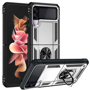 Luxury Armor Design Shockproof TPU+PC Waterproof Camera Cover Protection Case for Samsung Z <strong>Flip</strong> 6/5/4/3 Magnetic Ring - Product Image 2