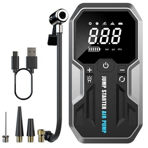 Kit de Arranque de Emergencia para Auto <span class=keywords><strong>6</strong></span> en <span class=keywords><strong>1</strong></span>, Batería de Litio de 20000mAh con Bomba de Aire e Iluminación LED de Emergencia - Product Image 1