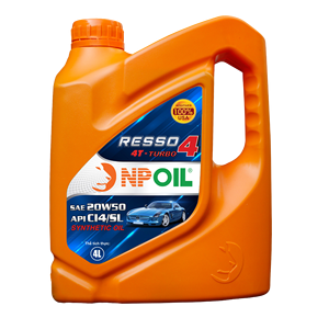 Aceite de Motor para Automóviles NPOIL RESSO 4 TURBO 20W50 4L 5L 6L / Aceite para Motor de Automóviles de Pasajeros / Proveedor Mayorista de Aceite para Motor - Product Image 1