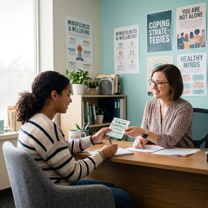 Tarjetas para Aliviar la Ansiedad, Tarjetas de Estrategias de Autocuidado Personalizadas con Ejercicios de Respiración, Juego de Cincuenta Tarjetas, Fabricante OEM - Product Image 2