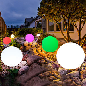 Pe Plastic Oplaadbare Waterdichte Batterij Operated Zonne-energie Opladen Outdoor Strand Event <span class=keywords><strong>Garden</strong></span> Led Bal Bol Steen Licht <span class=keywords><strong>Lamp</strong></span> - Product Image 3