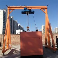 Hauteur personnalisable bleu réglable Portable portique mobile grue 3ton prix d'usine à vendre