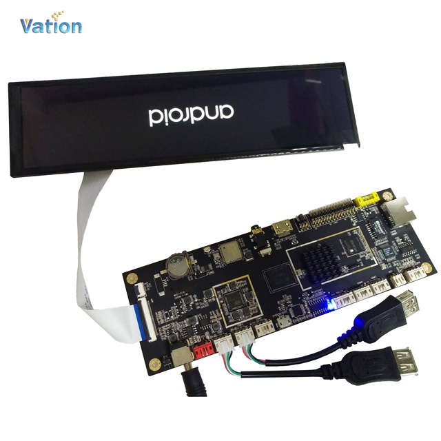 8.8 inch 1920*480 Bar-type stretched LCD display and Android controller board