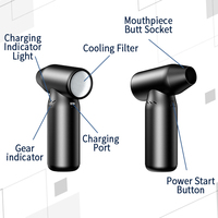 Souffleur d'air sans fil haute vitesse 90000 tr/min pour nettoyage de ventilateurs, 4000 mAh*3, en alliage d'aluminium, écologique, pour clavier et écran