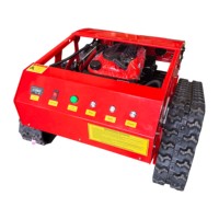 Cortadora de Césped a Gasolina de 800 mm y 4WD de Fácil Operación, con Gran Capacidad de Subida para Terrenos Agrícolas, Caminos, Zonas Verdes, Montañas y Bosques