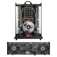 Amplificador de Potencia Profesional de 2*1100W, Impedancia de 8ohm, 3U, 2 Canales, Carcasa Metálica, Line Array para Uso en Iglesias y Sistemas de Audio Profesional