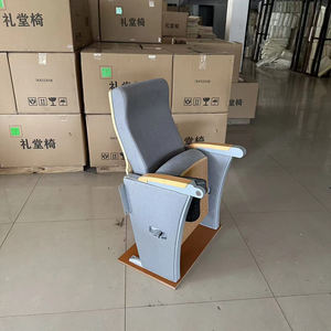 Mesas y Sillas Modernas para Auditorio y Sala de Conferencias, Cine Plegable con Asientos Tipo Sofá, Silla de Auditorio - Product Image 4