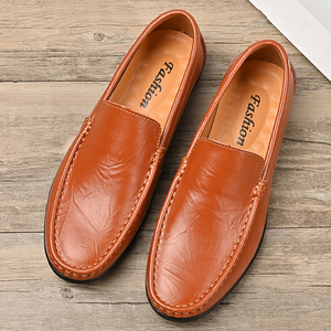 8077 Grande Taille Hommes Chaussures <span class=keywords><strong>Bateau</strong></span> Décontractées en Cuir Véritable Style Marche - Product Image 3