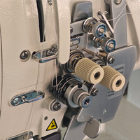 YS-8452 petite machine à coudre automatique à double tige à double aiguille tournant à angle droit avec contrôle par ordinateur