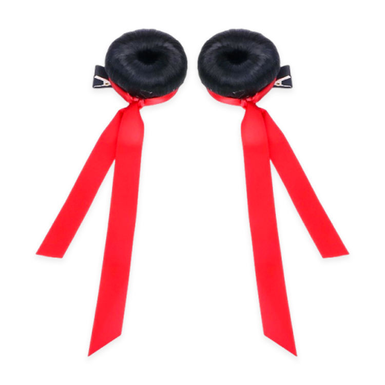 Pinza para el pelo con clip de pico de pato estilo Nezha (par)