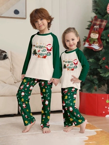 Novidades 2026: Conjuntos de Pijamas de Natal para Família, Roupas Confortáveis para Dormir e Usar em Casa - Product Image 3