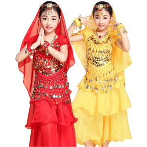 Sıcak satış profesyonel egzotik dans kostümleri kızın oryantal dans <span class=keywords><strong>Bollywood</strong></span> performans kıyafeti - Product Image 1